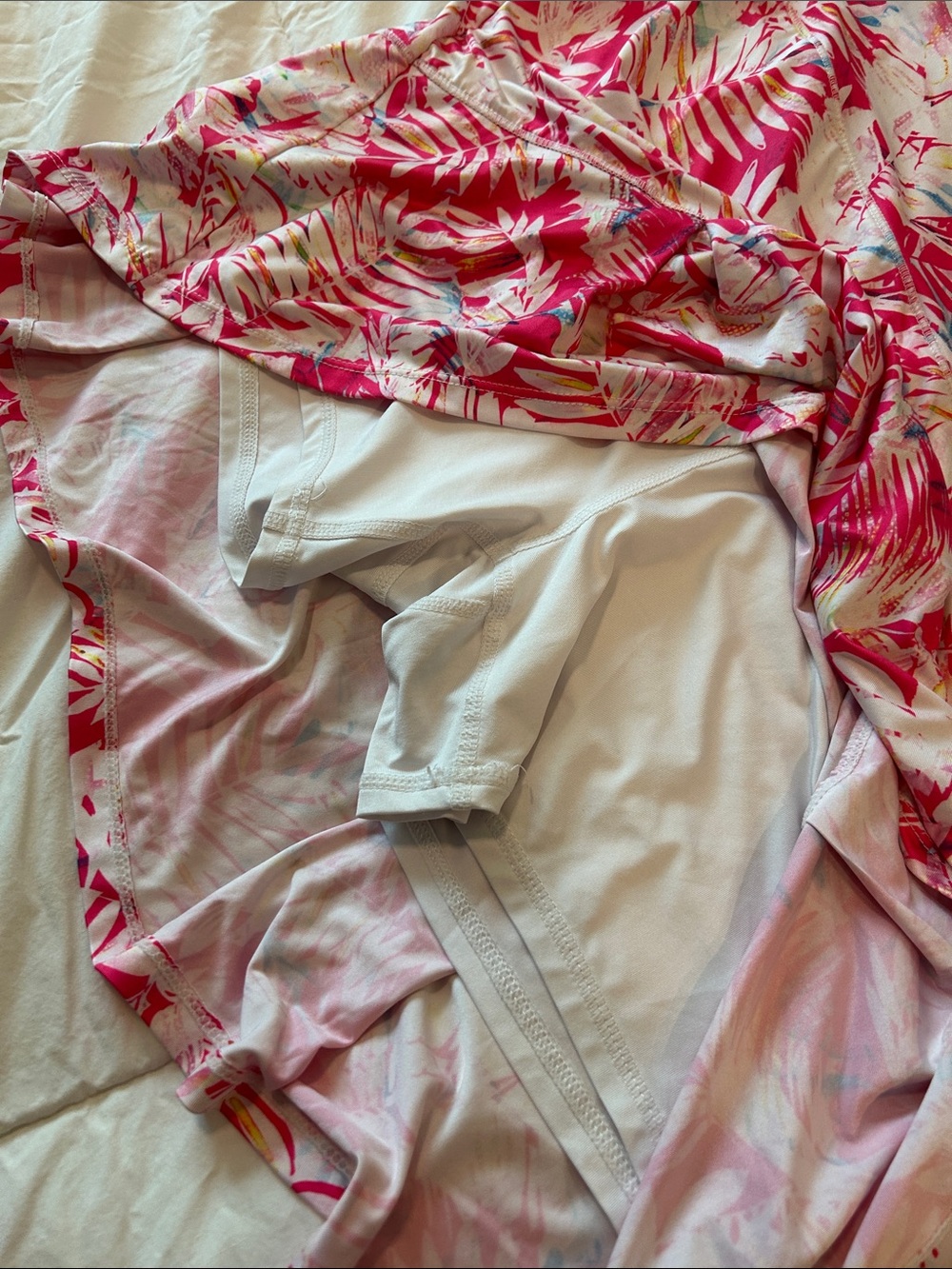 Reel Legends Pink Tropical Print Athletic Skirt - Picture 7 of 7